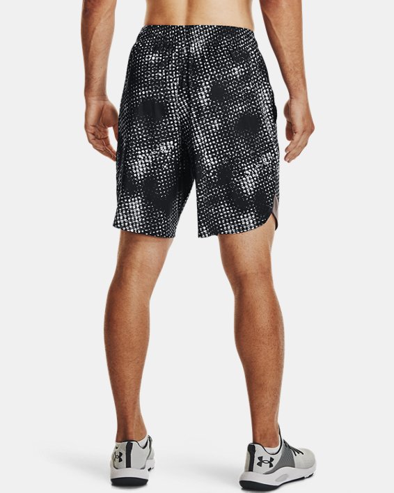 Men's UA Train Stretch Printed Shorts in Brown image number 1